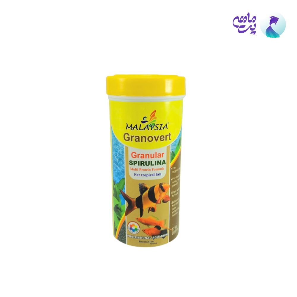 غذای ماهی آکواریوم مالزی Granovert Granular (280 میل)