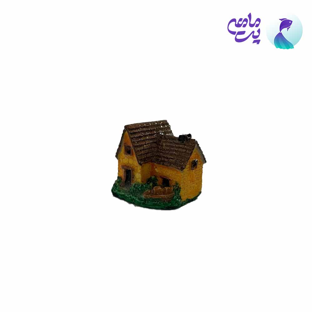 دکور سرامیکی آکواریوم طرح خانه کوچک